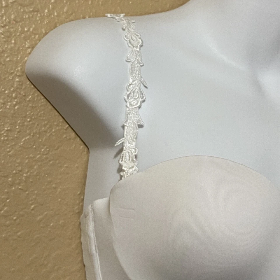 Ligas bustier Le Mystere blancas de seducción nupcial para mujer talla 34B” Foto 4 de 4