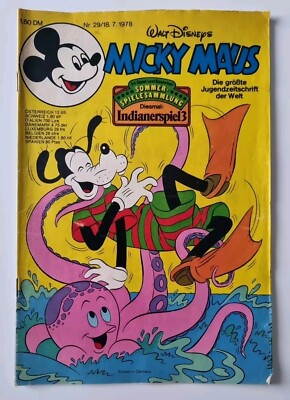 Micky Maus 1978 , Nr. 29 mit Beilage