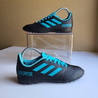 BOY'S ADIDAS COPA 19.4 TF J  CBLAC/BRCYAN /SYELLO  SOCCER INDOOR SIZE 6