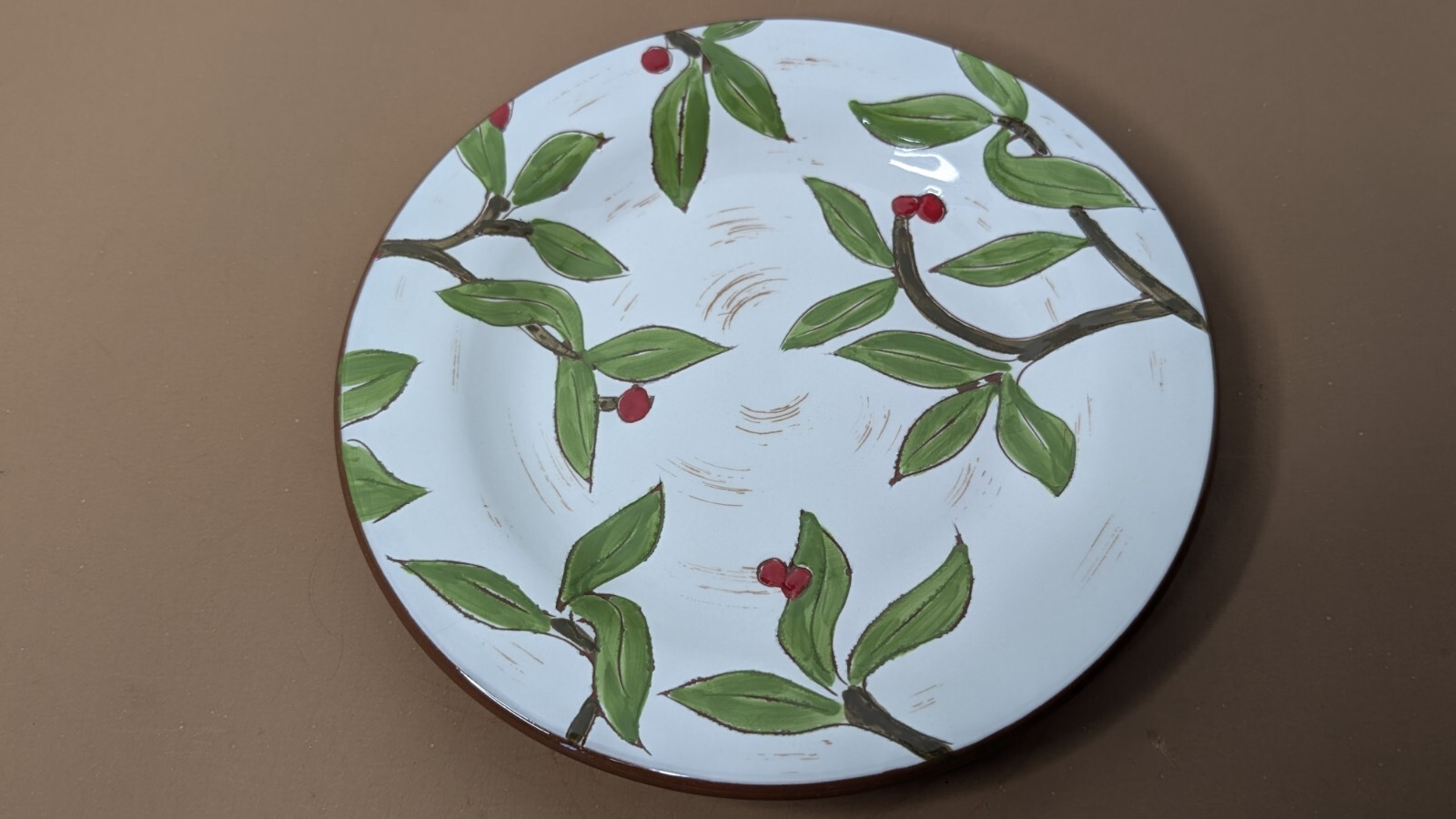 Dick Idol Plates Woodberry Set of 4 Salad Sandwich Snack Dessert Raspberry Vines