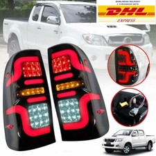 Tail Light Lamp LED Smoke Black For 2005-2014 Toyota Hilux SR5 MK6 MK7 Pickup