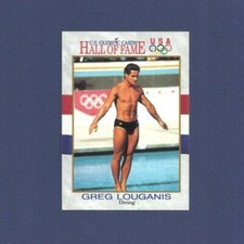1991 Impel US Olympic Hall of Fame GREG LOUGANIS #50