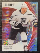 2024 UD Allure Hockey Kevin Fiala Red Rainbow SP LA Kings 💎💎💎
