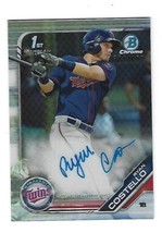 Ryan Costello 2019 Bowman Chrome Autograph Refractor Card # CPA-RC, # 332 / #499
