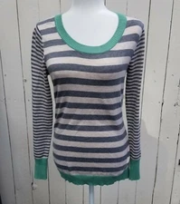 StitchFix Olive & Oak Maryanne Striped Pullover Sweater. Size Small