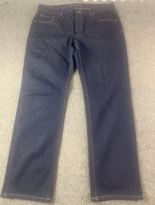 Mitt & Bow Slim Mens Cotton Blend Stretch Jeans Size 36x32 Blue