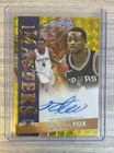 2026 Topps Finest Masters Autograph Gold Geometric #MA-DF De'Aaron Fox /35 Spurs