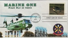 BDAOCITW KSC Cachets 4145 Marine Corps One Express Mail 16.50 Incorrect Placemen