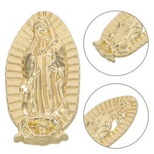 100 Pcs Buddha Embossed Nails Art Metal Charms Manicure Supplies