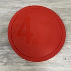 Pyrex 4 qt Mixing Bowl Lid Cover Red