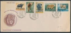 LS74721 India 1963 wildlife animals FDC used