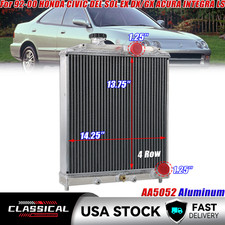 4 Row 62mm Radiator For 1992-2000 Honda Civic Del Sol Ex Dxgx Acura Integra Ls