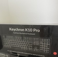 Keychron K10 Wireless Mechanical Keyboard 104 Keys BT USB-C Silent Red Mac PC
