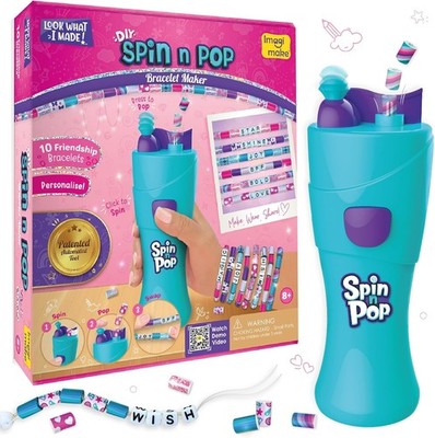 Spin n Pop DIY Bracelet Making Kit | Make 10 Friendship Bracelets | Cool Gift...