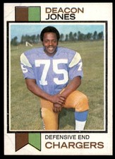 1973 Topps #38 DEACON JONES  San Diego Chargers  MINT