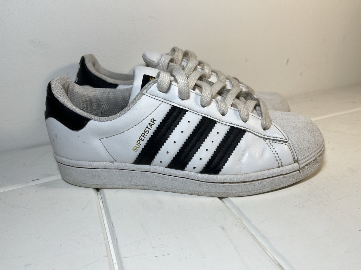 Adidas Superstar Trainer White UK4 Low Womens Sneaker Shoe UK