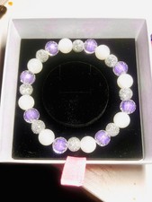 Hand Made Acrylic Bead Bracelet