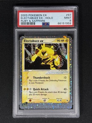 Pokemon Electabuzz EX Ruby & Sapphire Cosmos Holo E-Reader Ultra