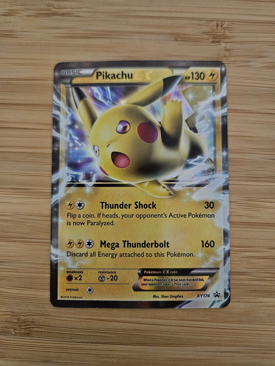 Pikachu EX XY174 Promo Pokemon Card | eBay