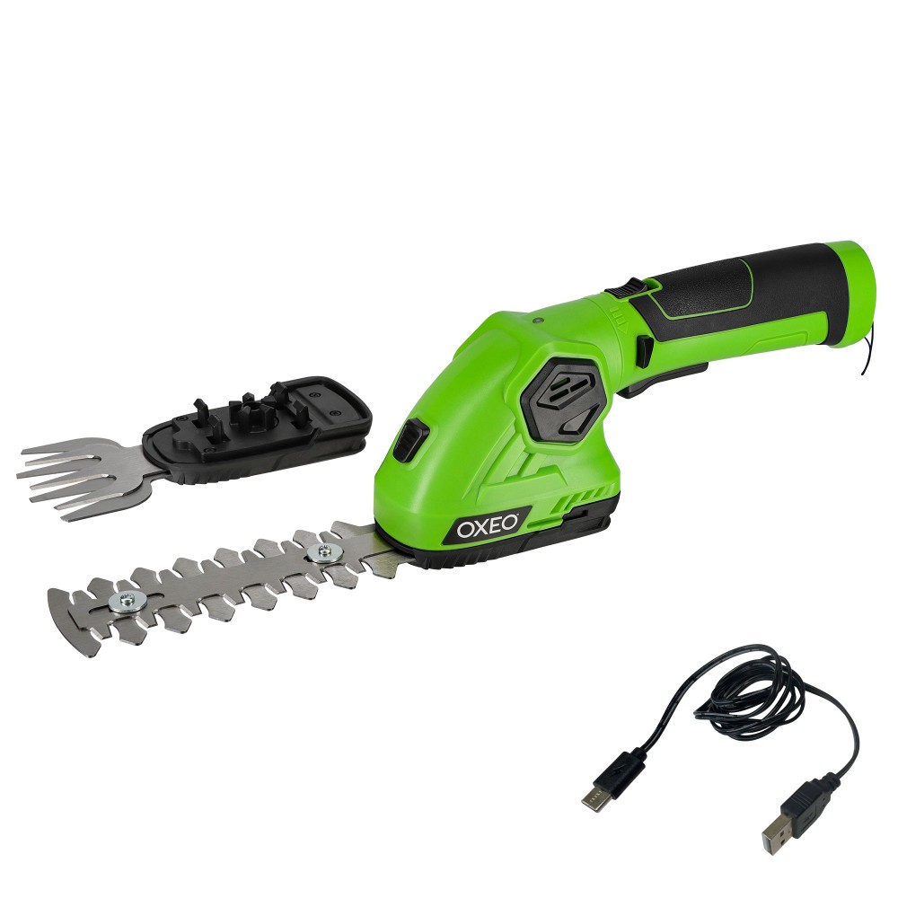 Cisaille à gazon et sculpte-buisson sans fil avec batterie rechargeable 2000mAh intégrée
