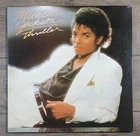 MICHAEL JACKSON THRILLER - RARE BACK COVER  VINYL RECORD QE 38112 1st PRESS Mint
