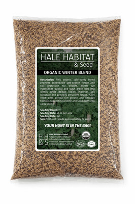 USDA Certified Organic Winter Food Plot Blend Non-GMO | Deer Wildlife Forage Mix