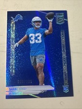 2024 Panini Donruss Elite Sione Vaki #189 Blue Sparkle Rookie Card /299