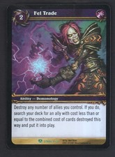 WOW World Of Warcraft TCG Citadel Foil #9/30 Fel Trade NrMt/Mt