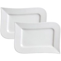 Ritzenhoff & Breker Melodie Servierplatte 36 X 23 Cm 2Er Set In Weiß