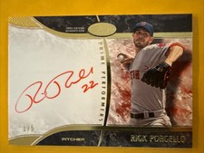 Rick PORCELLO🔥2016 Topps Tier One Prime Performers RED Ink AUTO #PP-RPO 1/5💥