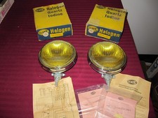 Nos 1960s 1970s German Hella 142 Amber Fog Light Set Bmw 911 250sl 280sl