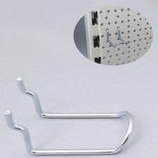 HD060= 50 Schlaufenhaken rund L 6cm Doppelhaken für Tegometall Lochwand RL Tego