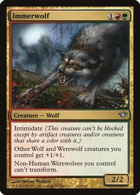 Immerwolf NonFoil Dark Ascension 141 NM MTG