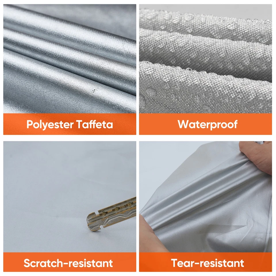 Pickup Truck Car Cover Sun Protection For Chevrolet Silverado 2500HD Regular Cab - Image 4 of 4