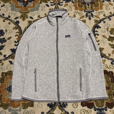 Patagonia Jacket Womens Small Gray Better Sweater Full Zip Up Fleece Outdoors