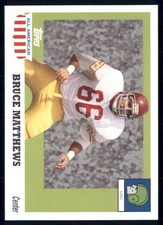 2005 Topps All American Retired Edition - Bruce Matthews #62
