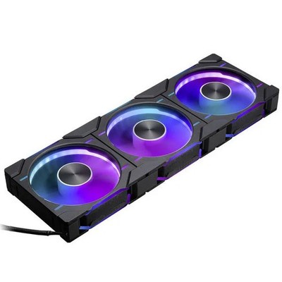 Phanteks PH-F120D30R_DRGB_PWM_BK01_3P D30 PWM Reverse Airflow D-RGB Fan for