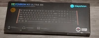 Keychron K5 Ultra 8K Full Size Low Profile Wireless Keyboard Milk POM Red New