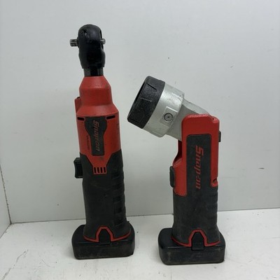Snap-on 14.4V 1/4'' Cordless Ratchet CTR814 W/ Snap On Flashlight