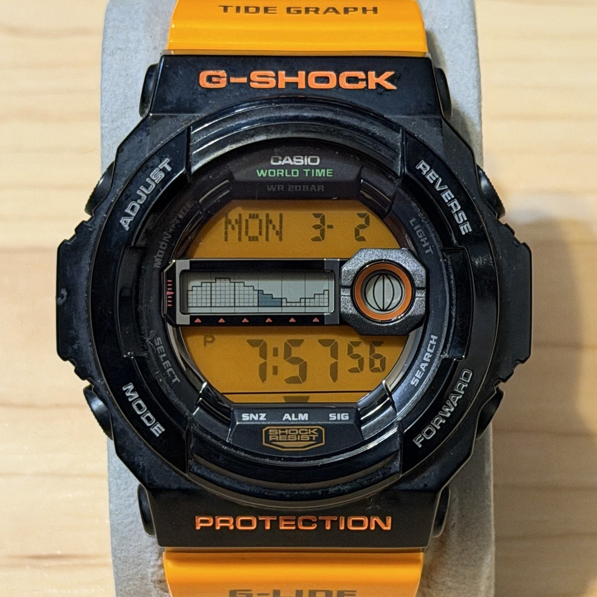 Casio G-Shock GLX-150-4 Crazy Colors G-Lide Tide & Moon Graph