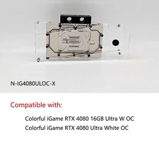Granzon GPU Water Block For Colorful iGame RTX 4080 16GB Ultra W OC