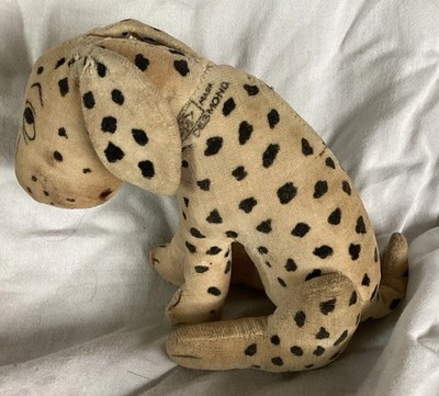 Antique Deans rag velveteen dismal Desmond dog