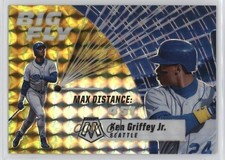 2021 Panini Mosaic Big Fly Reactive Yellow Prizm /99 Ken Griffey Jr HOF 06i8