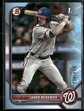 2022 Bowman Draft #BD-5 Jared McKenzie Sky Blue #/499
