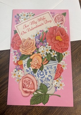 Valentine's Day For My Wife I Feel Complete 5 x7.75'' Stockwell Greeting Card