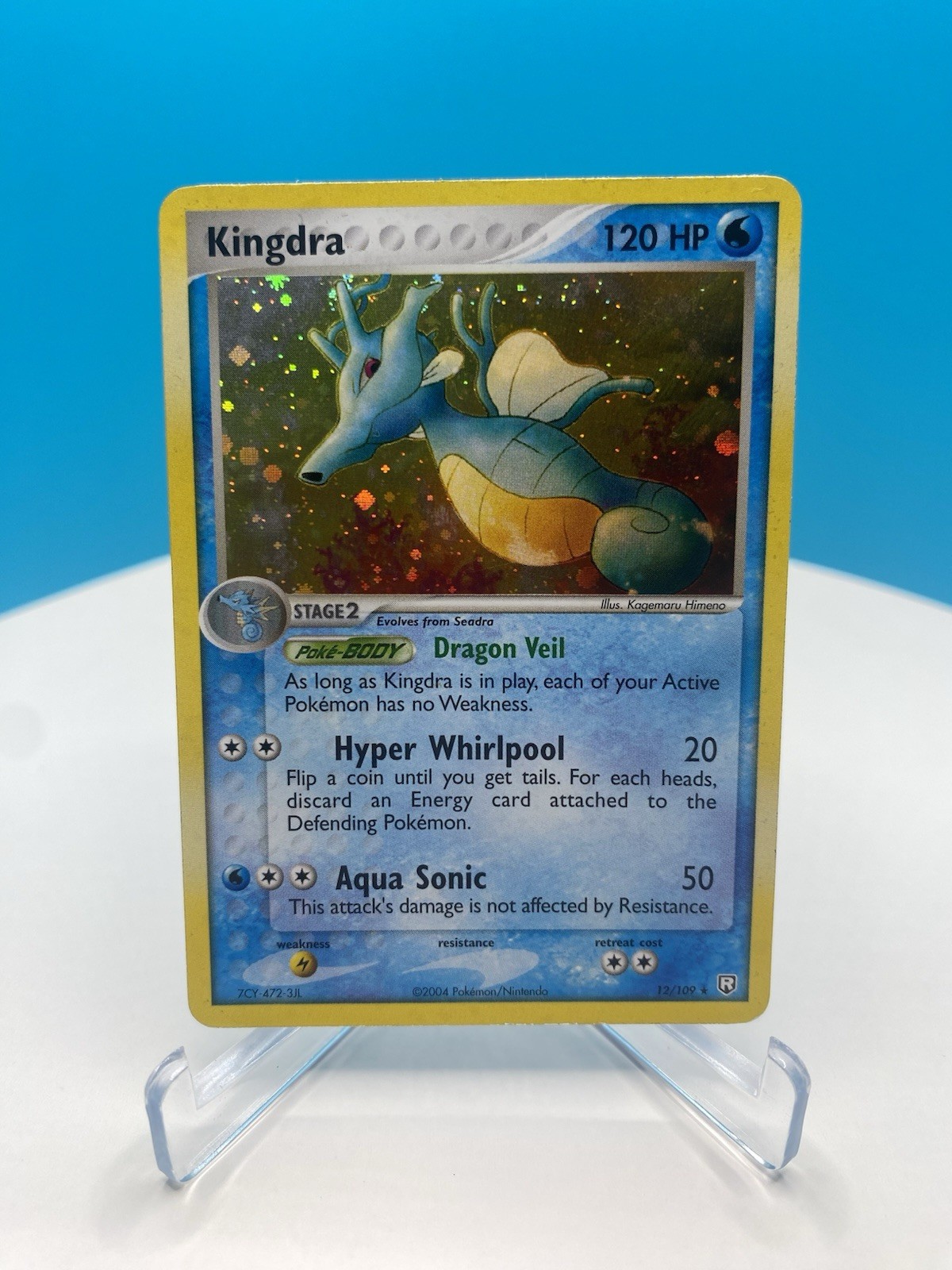 Pokemon TCG Kingdra Team Rocket Returns Holo Card 12/109 - NEAR MINT