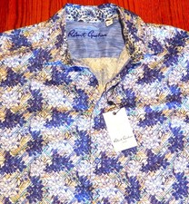 ROBERT GRAHAM MENS AUTHENTIC BRAND NEW ORIGINAL DRESS SHIRT Size M MEDIUM , NWT