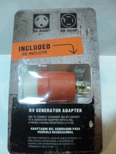 RV Generator Adapter 30A to 20A Generator 4 P...