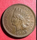 1902 US Indian Head Cent! XF! SHARP! Old US Coin!