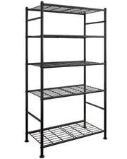 Storage Shelves - 5 Tier Shelf Organizer, Heavy Duty Garage Shelving Unit wit...